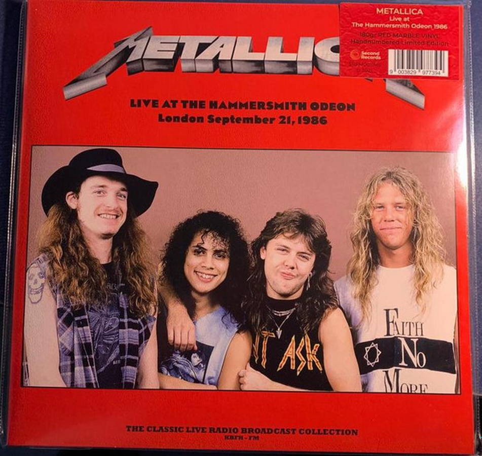 Metallica – Live At Hammersmith Odeon (red marble)